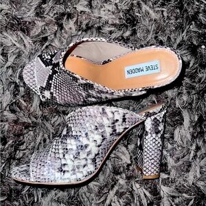 Steve Madden Snake Print Heels